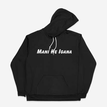 Meni He Igana Black Hoodie
