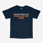 Muthuri aikariire kihii onaga giti mutii iguru. Navy Blue